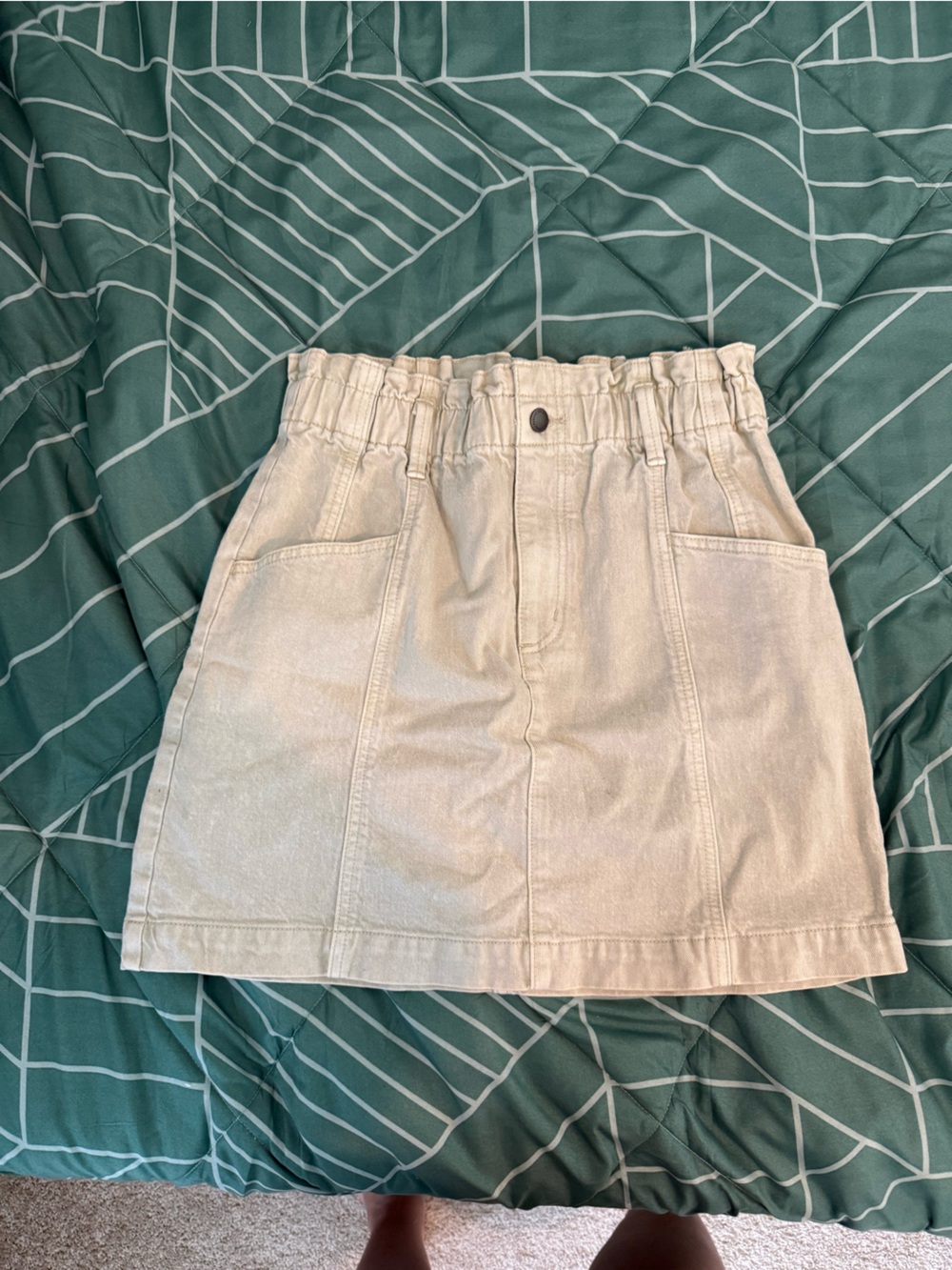 Paperbag Waist Mini Skirt